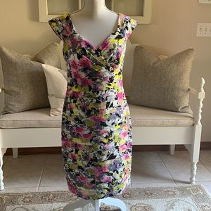 London Times Size 10 Petite Floral Dress